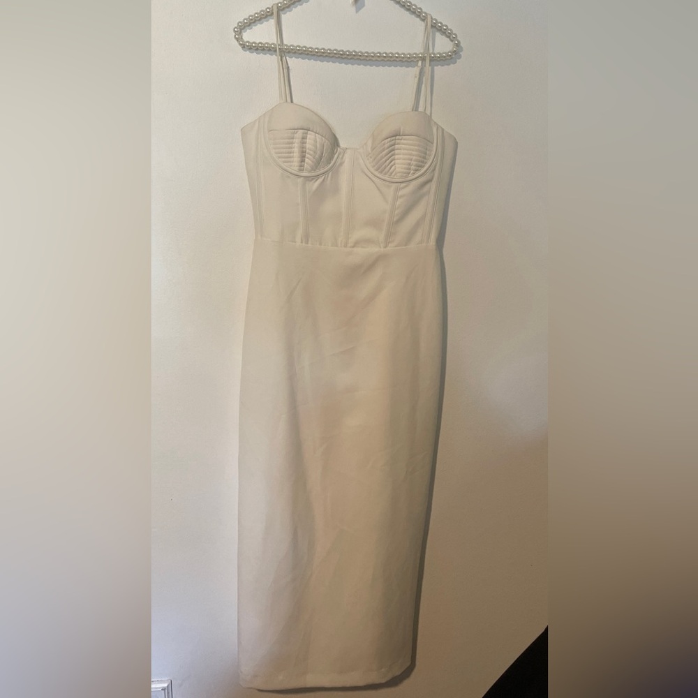 NWT Bardot Orchid White “Celeste” Midi Dress Women’s Small